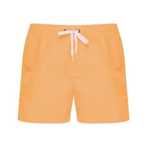 Zee Shorts Kostuum Elastische Taille Koord Sundek , Orange , Heren