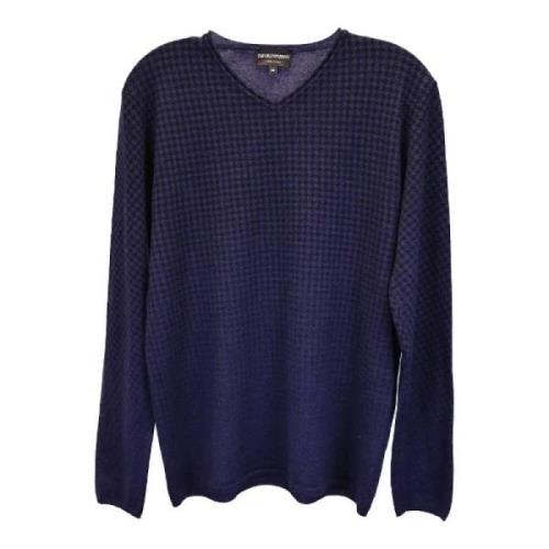 Pre-owned Wool tops Armani Pre-owned , Blue , Heren