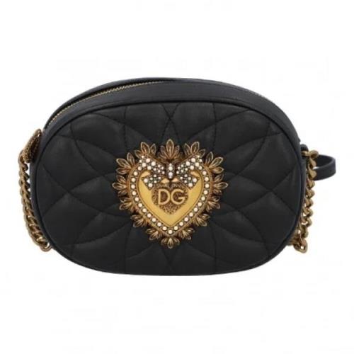 Pre-owned Leather shoulder-bags Dolce & Gabbana Pre-owned , Black , Da...