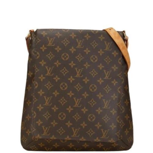 Pre-owned Canvas louis-vuitton-bags Louis Vuitton Vintage , Brown , Da...