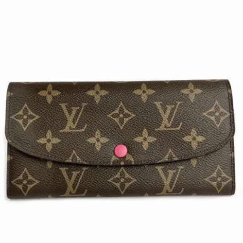 Pre-owned Canvas wallets Louis Vuitton Vintage , Brown , Dames