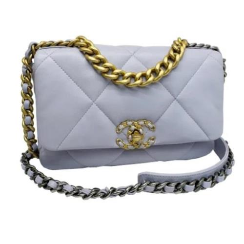 Pre-owned Fabric chanel-bags Chanel Vintage , White , Dames