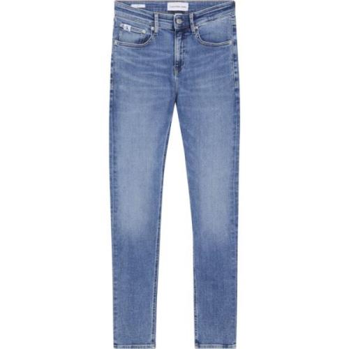 Blauwe Slim Fit Jeans Calvin Klein , Blue , Heren