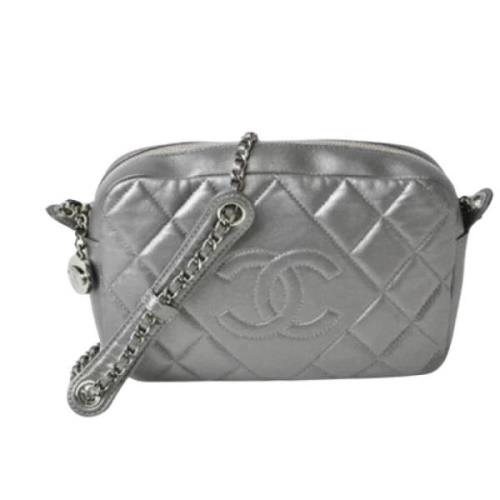 Pre-owned Fabric chanel-bags Chanel Vintage , Gray , Dames