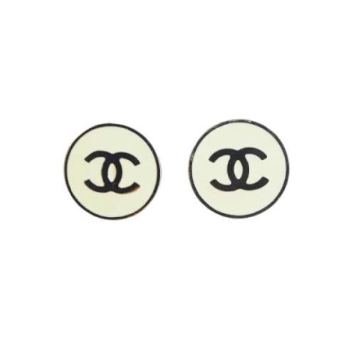 Pre-owned Silver chanel-jewelry Chanel Vintage , White , Dames