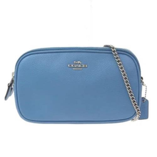 Pre-owned Fabric shoulder-bags Coach Pre-owned , Blue , Dames