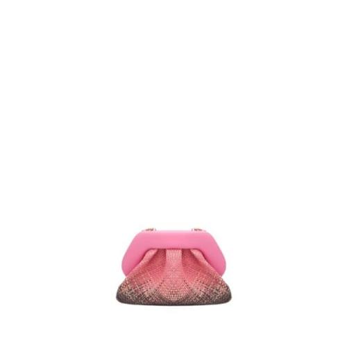 Orchid Zwart Vegan Clutch Tas THEMOIRè , Pink , Dames