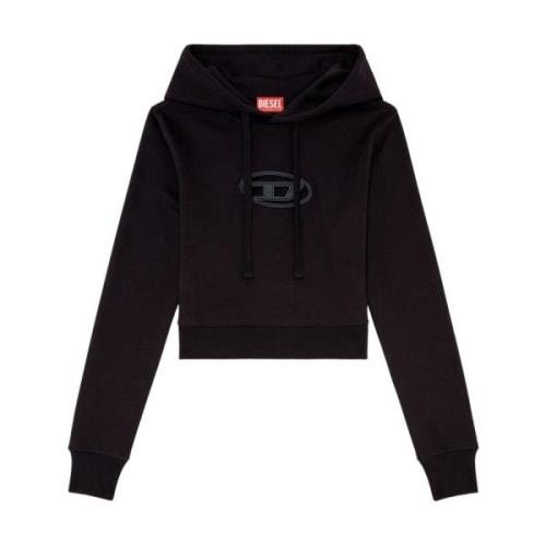 Zwarte Sweater Collectie Diesel , Black , Dames