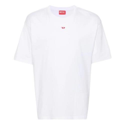 Stijlvol T-shirt Diesel , White , Heren