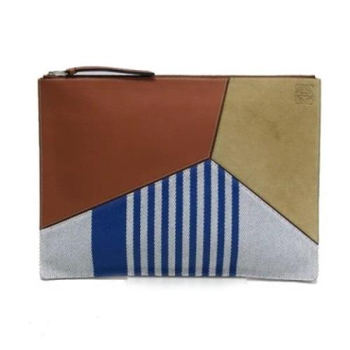 Pre-owned Fabric clutches Loewe Pre-owned , Multicolor , Dames