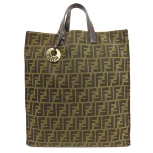 Pre-owned Canvas totes Fendi Vintage , Brown , Dames