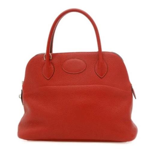 Pre-owned Fabric handbags Hermès Vintage , Red , Dames
