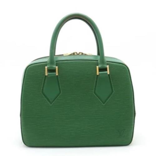 Pre-owned Fabric louis-vuitton-bags Louis Vuitton Vintage , Green , Da...