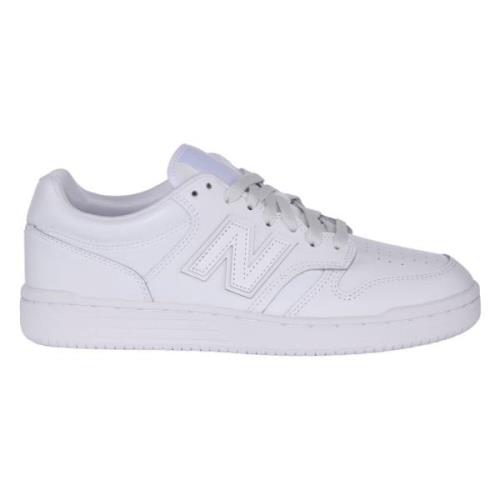 Witte Leren Sneakers voor Mannen New Balance , White , Heren