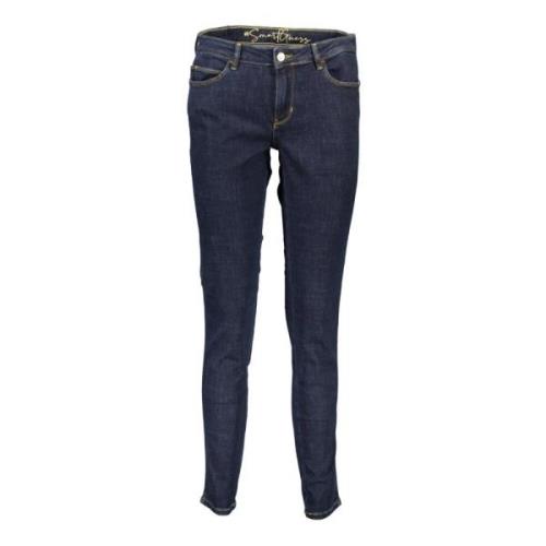 Stijlvolle Skinny Jeans met Mid-Rise Taille Guess , Blue , Dames