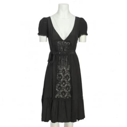 Pre-owned Fabric dresses Prada Vintage , Black , Dames