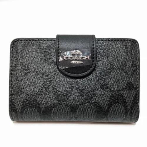 Pre-owned Fabric wallets Coach Pre-owned , Black , Dames