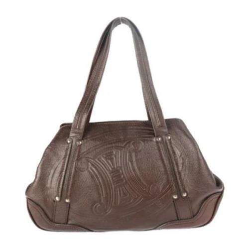 Pre-owned Leather handbags Celine Vintage , Brown , Dames