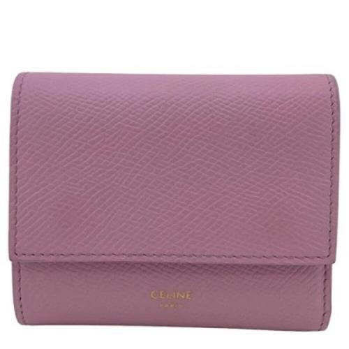 Pre-owned Fabric wallets Celine Vintage , Pink , Dames