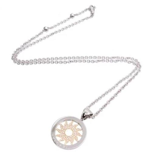 Pre-owned White Gold necklaces Bvlgari Vintage , Gray , Dames