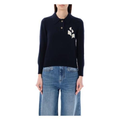 Nola Polo Gebreid Isabel Marant Étoile , Blue , Dames