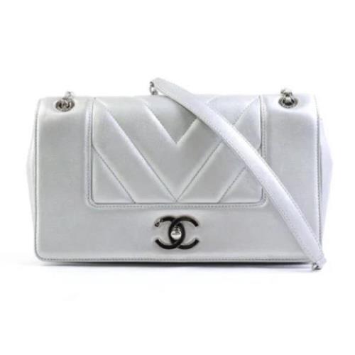 Pre-owned Fabric chanel-bags Chanel Vintage , White , Dames