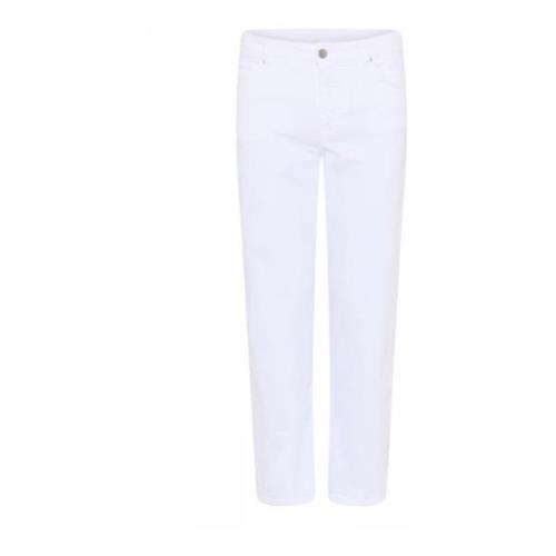 Magic Fit Straight Leg Broek Wit C.Ro , White , Dames