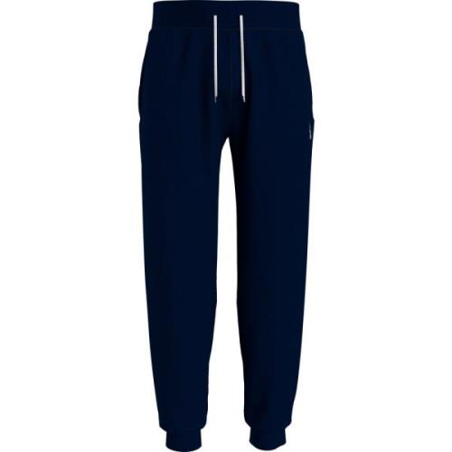 Blauwe Elastische Joggers Katoen Honingraat Tommy Jeans , Blue , Heren