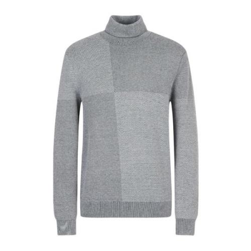 Grijze Sweater Maglia Stijl Armani Exchange , Gray , Heren