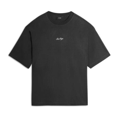 Zwart Sketch Tee-Shirt - Korte Mouw Axel Arigato , Black , Heren