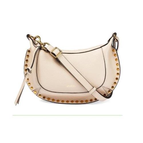 Maan Schoudertas met Studs Isabel Marant , Beige , Dames