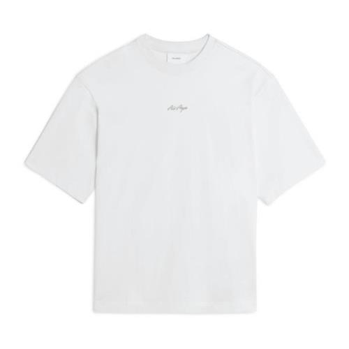 Wit Sketch T-shirt Axel Arigato , White , Heren