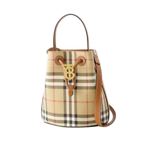 Leather handbags Burberry , Brown , Dames