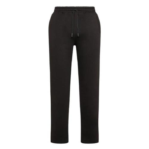 Zwarte Sweatpants Rechte Pijp Elastische Taille Peuterey , Black , Her...