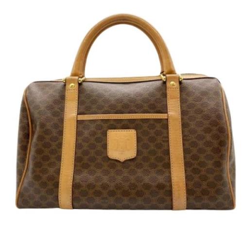 Pre-owned Leather handbags Celine Vintage , Brown , Heren