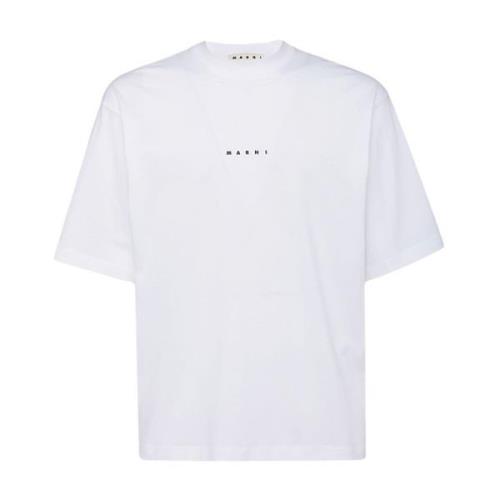 Lily White T-shirt en Polo Marni , White , Heren