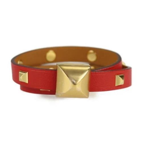 Pre-owned Metal bracelets Hermès Vintage , Red , Dames