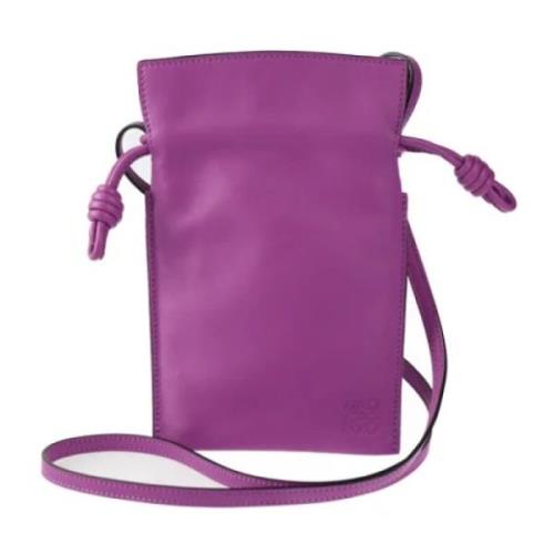Pre-owned Fabric shoulder-bags Loewe Pre-owned , Purple , Dames