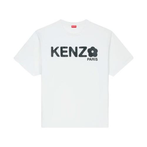 Boke Flower 2.0 Korte Mouw T-shirt Kenzo , White , Dames