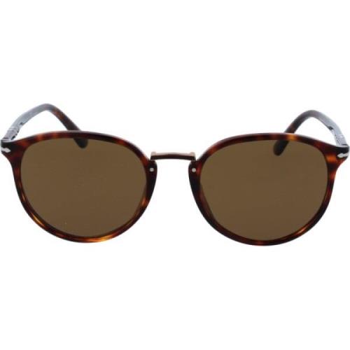 Gepolariseerde zonnebril met iconische stijl Persol , Brown , Unisex