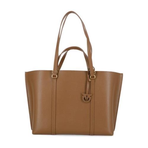 Tote Bags Pinko , Brown , Dames