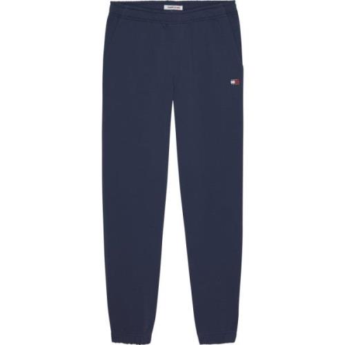 Blauwe Casual Broek Tommy Jeans , Blue , Heren