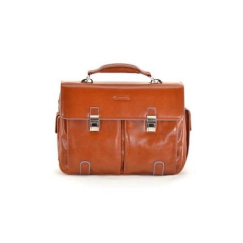 Oranje Laptoptas en iPad Tas Piquadro , Orange , Heren