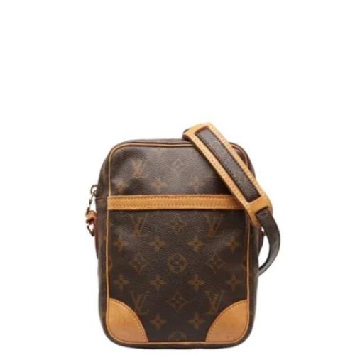 Pre-owned Canvas louis-vuitton-bags Louis Vuitton Vintage , Brown , Da...