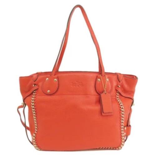 Pre-owned Fabric totes Coach Pre-owned , Orange , Dames