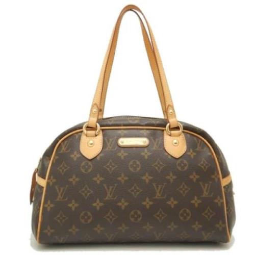 Pre-owned Canvas louis-vuitton-bags Louis Vuitton Vintage , Brown , Da...