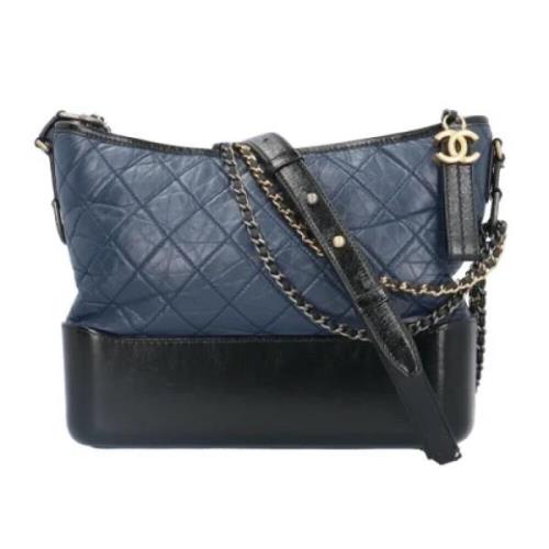 Pre-owned Leather chanel-bags Chanel Vintage , Black , Dames