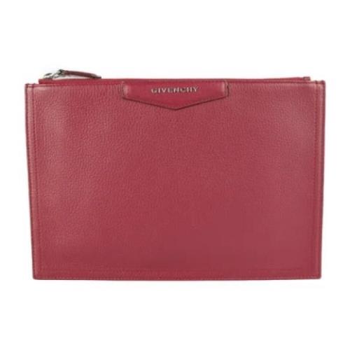 Pre-owned Fabric clutches Givenchy Pre-owned , Red , Dames