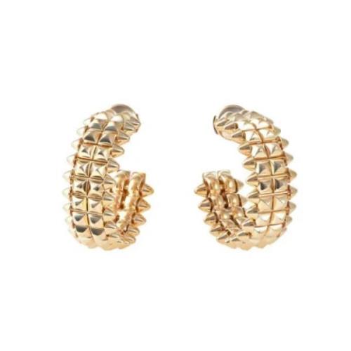 Pre-owned Rose Gold earrings Cartier Vintage , Yellow , Dames