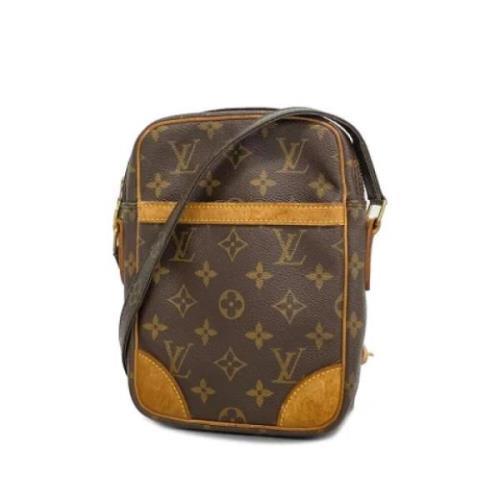 Pre-owned Canvas louis-vuitton-bags Louis Vuitton Vintage , Brown , Da...